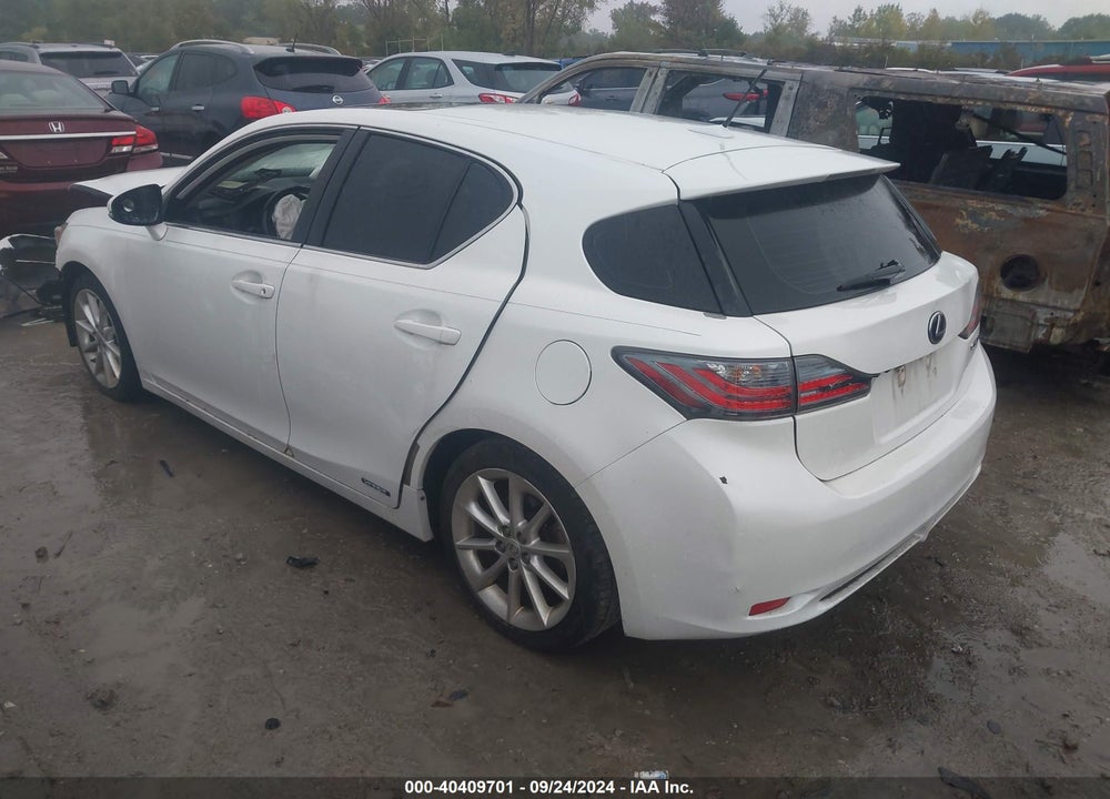 2011 LEXUS CT 200H PREMIUM VIN: JTHKD5BH8B2034271