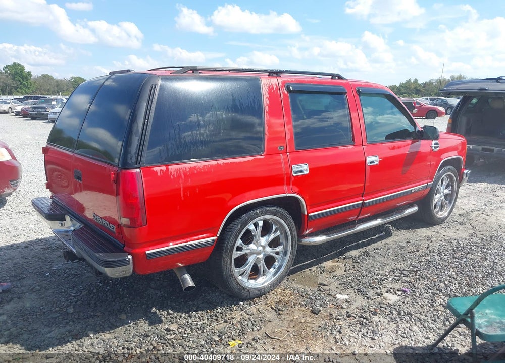 1999 CHEVROLET TAHOE LT VIN: 1GNEC13R8XJ321678