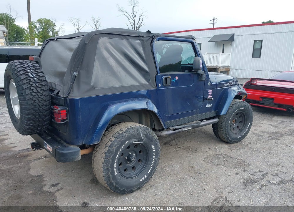 2005 JEEP WRANGLER RUBICON VIN: 1J4FA69S75P315448
