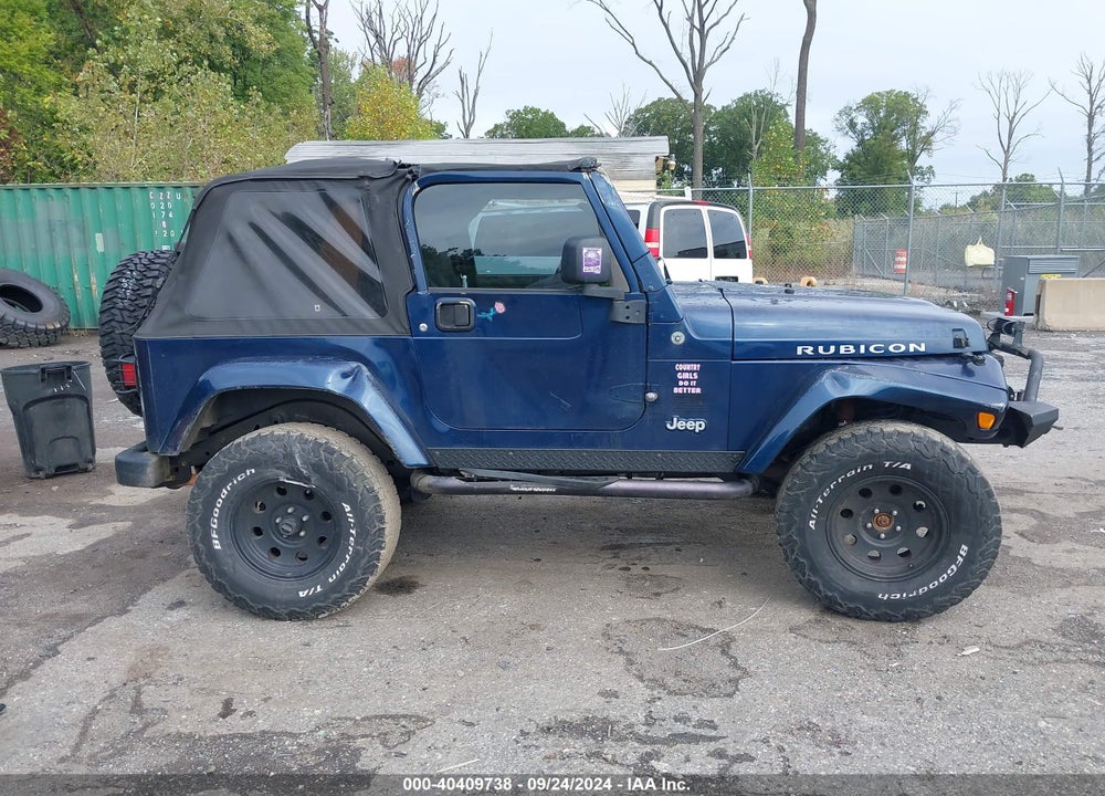 2005 JEEP WRANGLER RUBICON VIN: 1J4FA69S75P315448