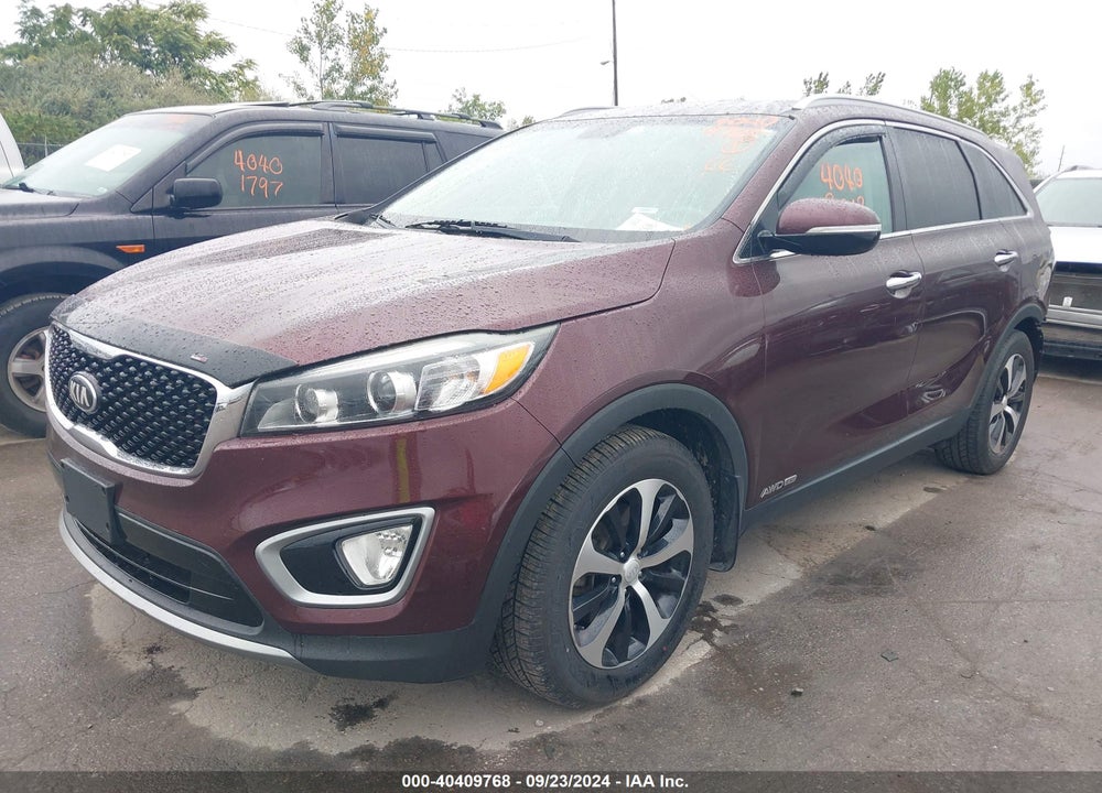 2017 KIA SORENTO 3.3L EX VIN: 5XYPHDA50HG260686
