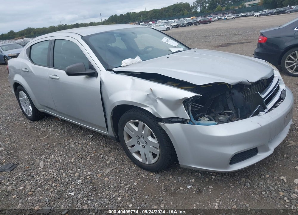 2012 DODGE AVENGER SE VIN: 1C3CDZAB2CN119749
