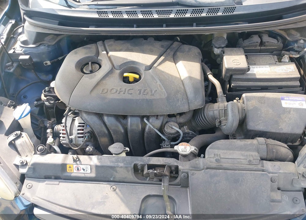 2016 HYUNDAI ELANTRA SE VIN: KMHDH4AE1GU525370