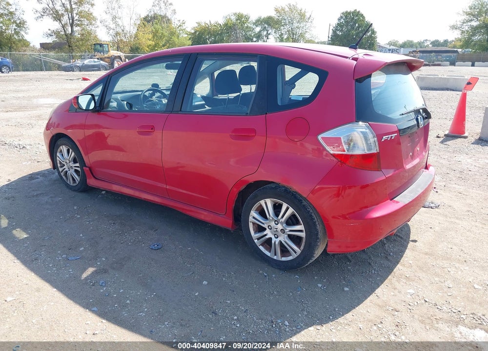 2009 HONDA FIT SPORT VIN: JHMGE88409S007424