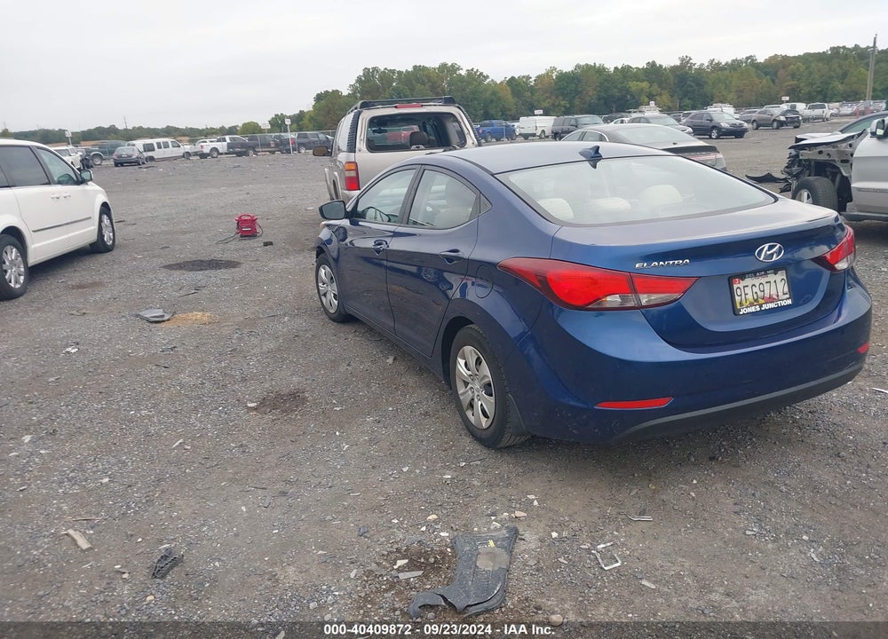 2016 HYUNDAI ELANTRA SE VIN: 5NPDH4AE6GH797380