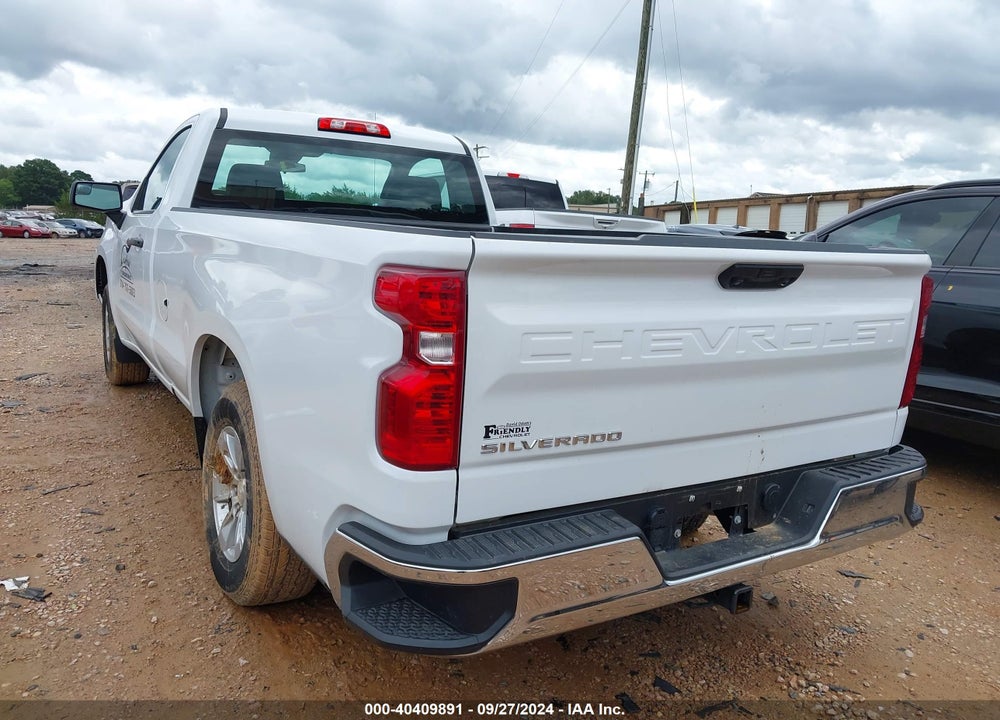 2022 CHEVROLET SILVERADO 1500 2WD REGULAR CAB LONG BED WT VIN: 3GCNAAED2NG651508
