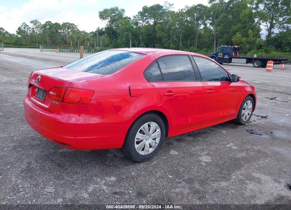 2012 VOLKSWAGEN JETTA 2.5L SE VIN: 3VWDX7AJ5CM078995