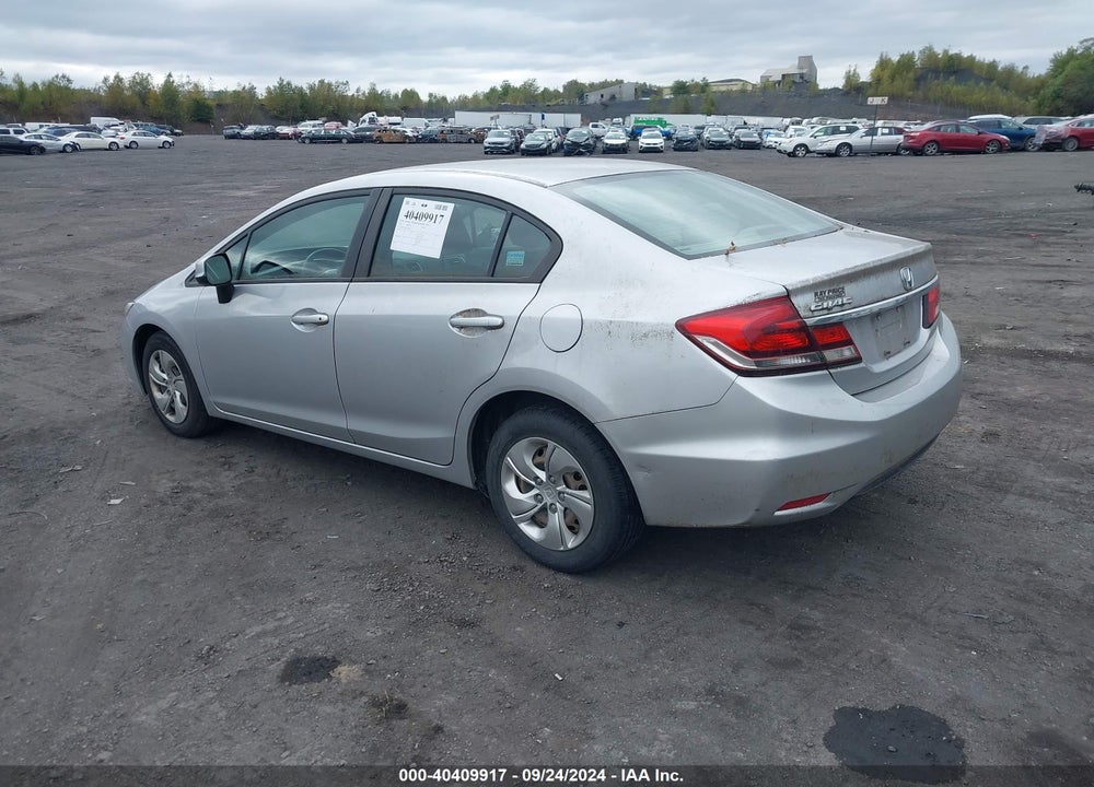 2013 HONDA CIVIC LX VIN: 19XFB2F54DE205062