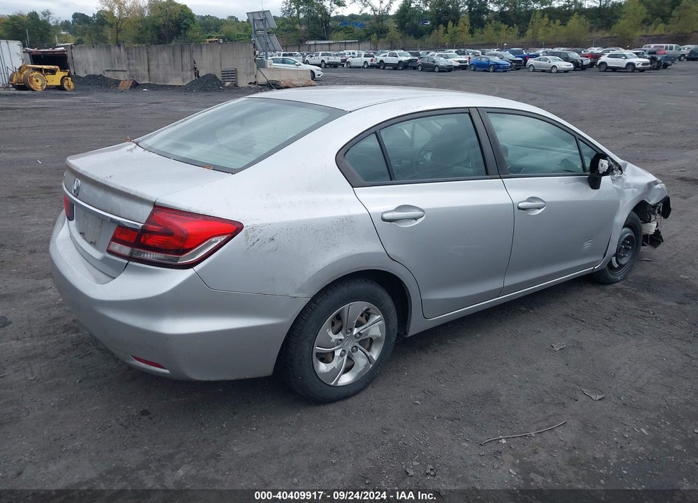 2013 HONDA CIVIC LX VIN: 19XFB2F54DE205062