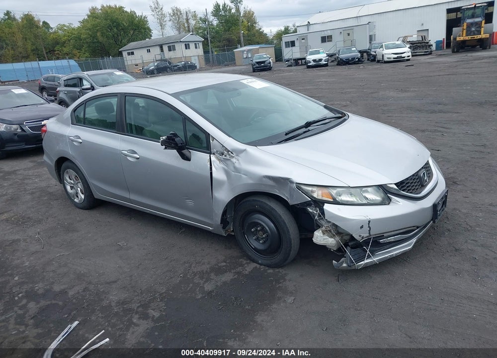 2013 HONDA CIVIC LX VIN: 19XFB2F54DE205062
