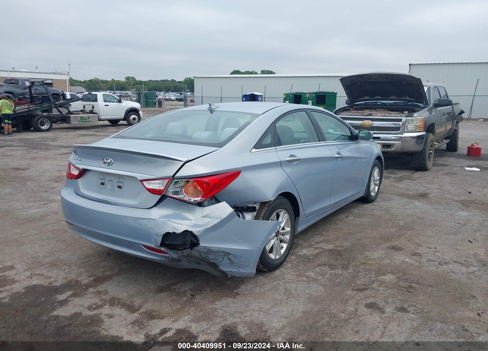 2013 HYUNDAI SONATA GLS VIN: 5NPEB4AC4DH699335