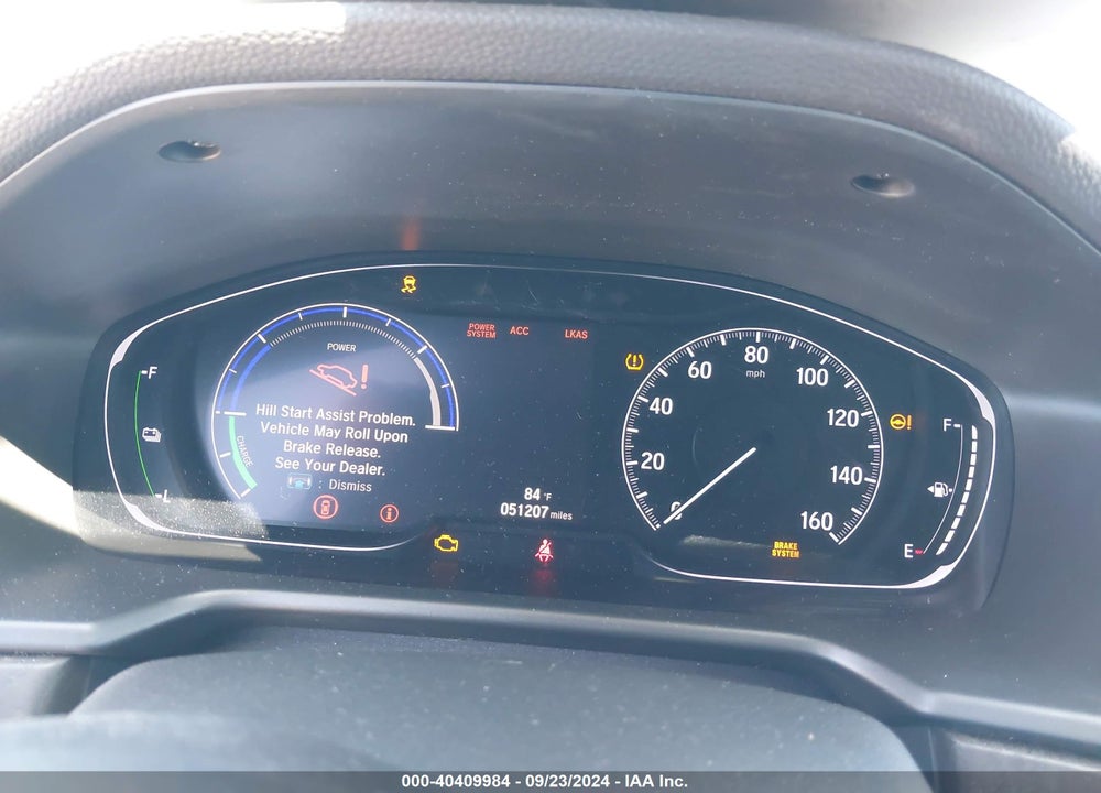 2019 HONDA ACCORD HYBRID EX-L VIN: 1HGCV3F58KA001155