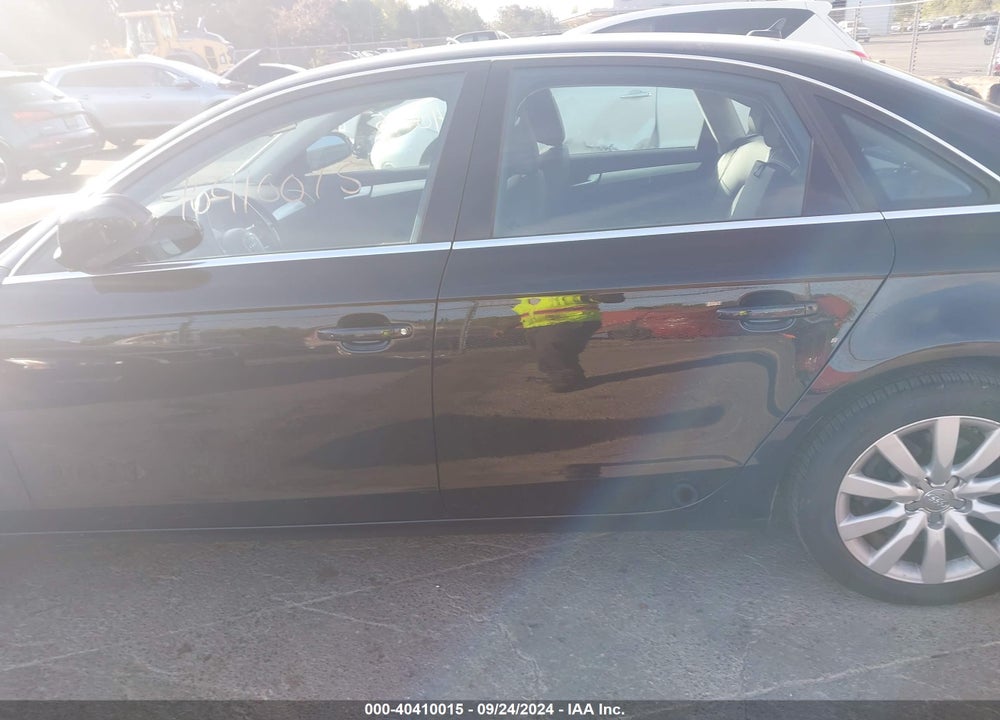 2012 AUDI A4 2.0T PREMIUM VIN: WAUBFAFL0CN002270