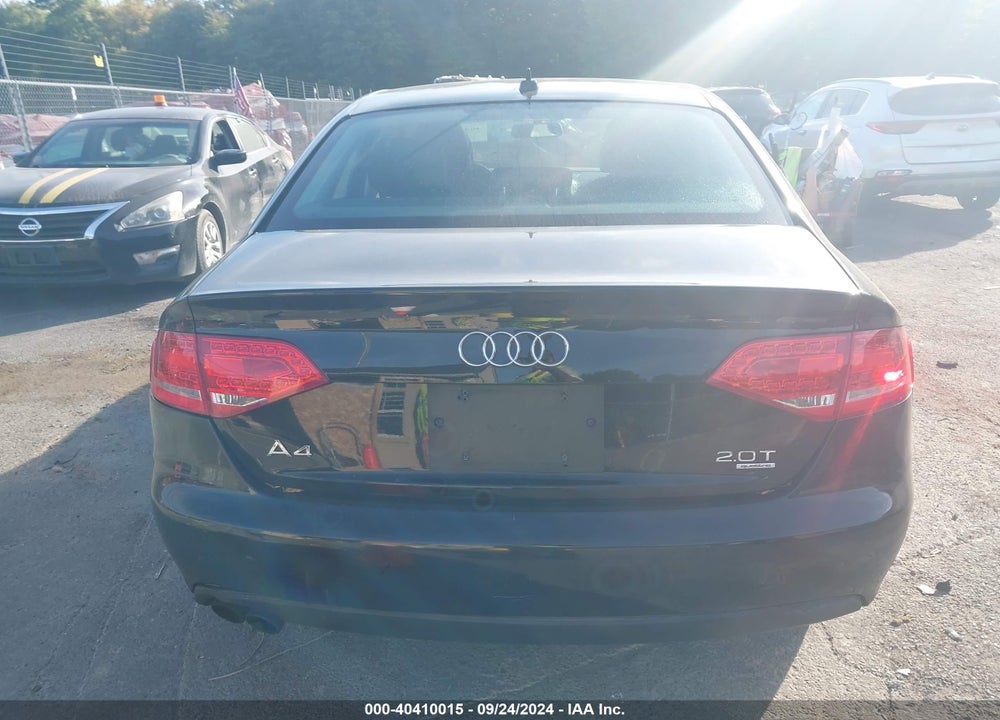 2012 AUDI A4 2.0T PREMIUM VIN: WAUBFAFL0CN002270