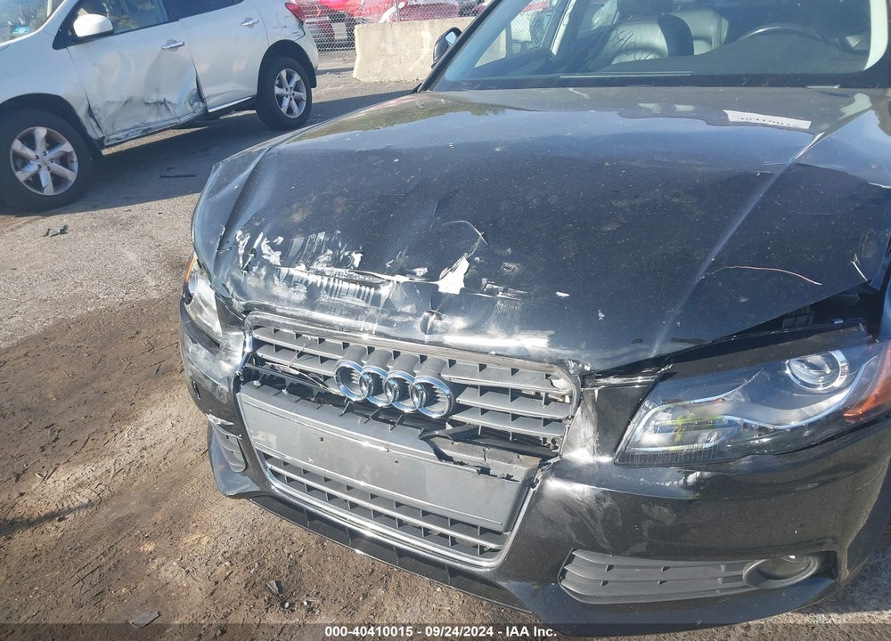 2012 AUDI A4 2.0T PREMIUM VIN: WAUBFAFL0CN002270