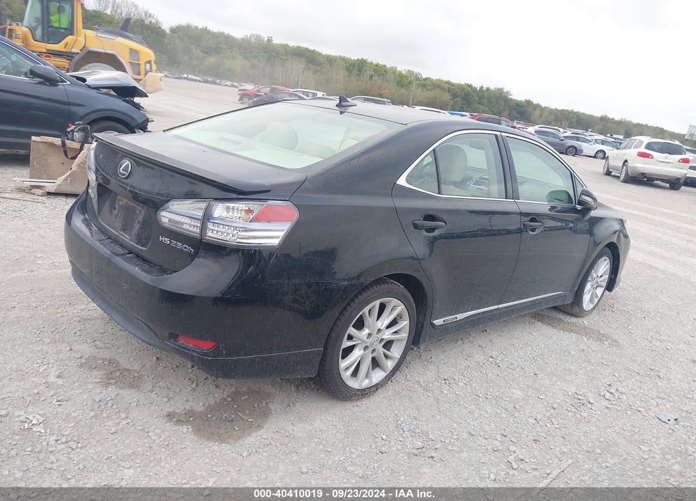 2010 LEXUS HS 250H PREMIUM VIN: JTHBB1BA9A2006284