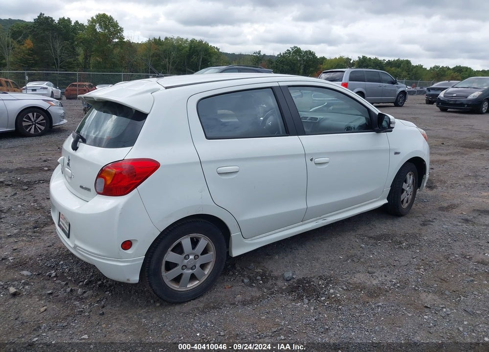 2015 MITSUBISHI MIRAGE ES VIN: ML32A4HJ2FH009497