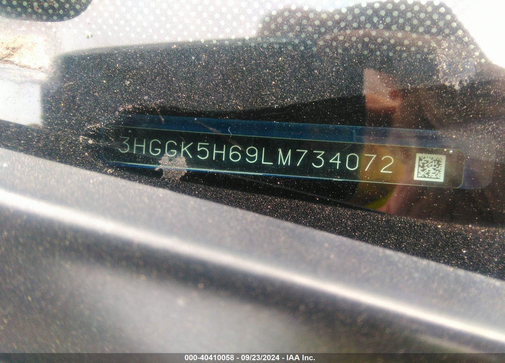 2020 HONDA FIT SPORT VIN: 3HGGK5H69LM734072