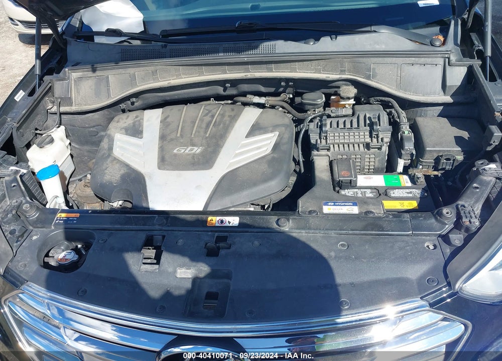 2014 HYUNDAI SANTA FE GLS VIN: KM8SN4HF1EU035393
