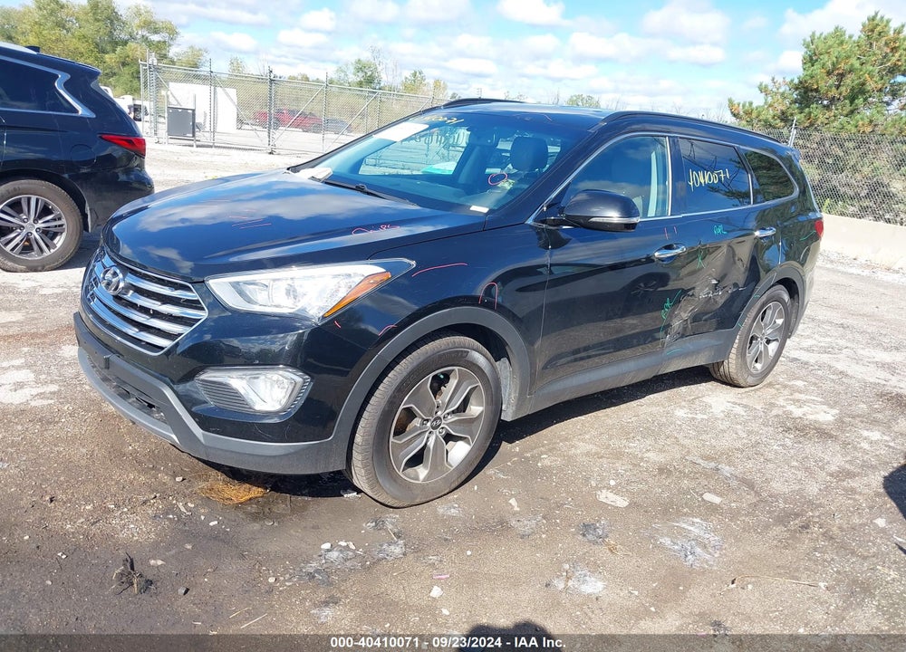 2014 HYUNDAI SANTA FE GLS VIN: KM8SN4HF1EU035393