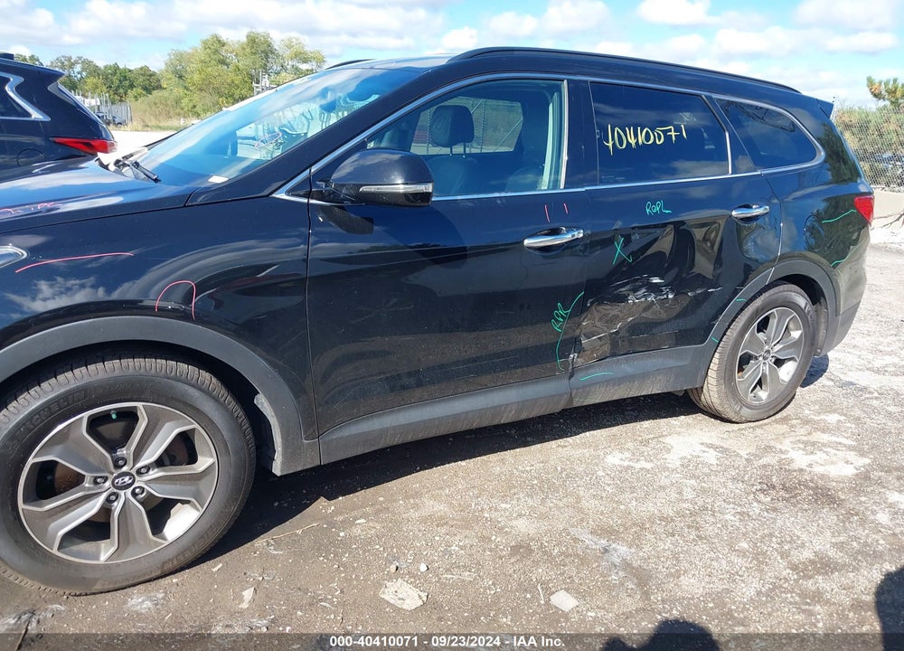 2014 HYUNDAI SANTA FE GLS VIN: KM8SN4HF1EU035393