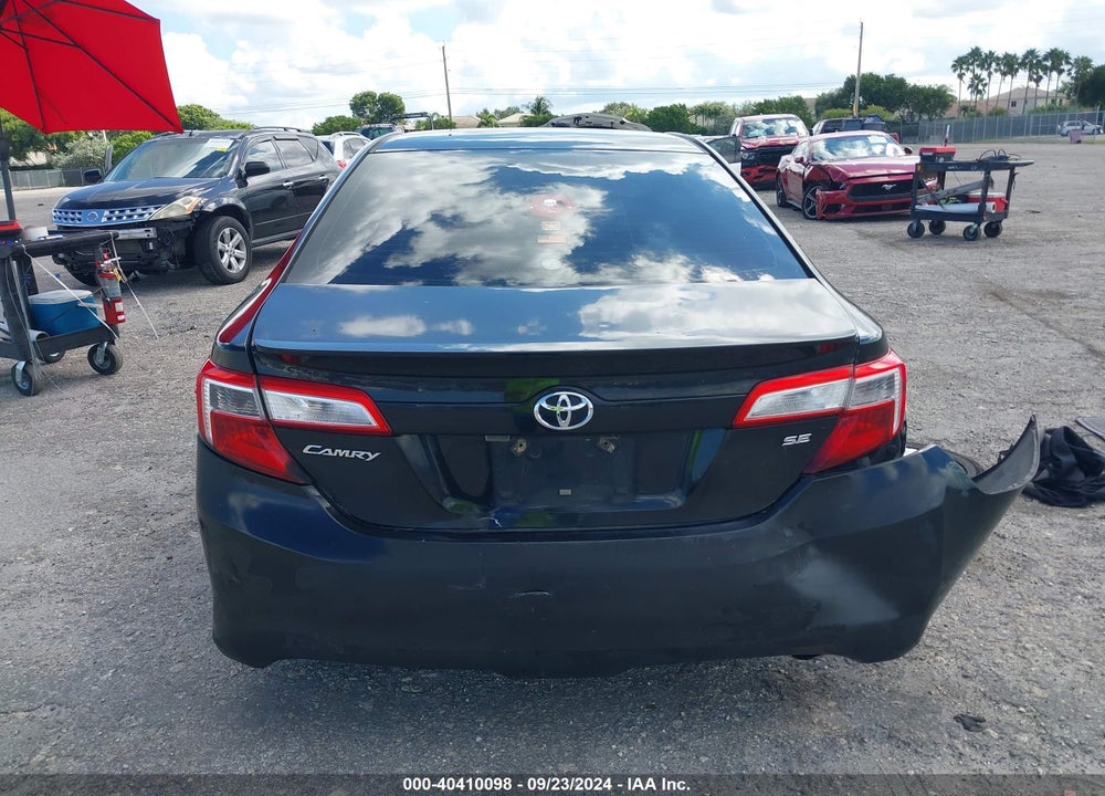 2013 TOYOTA CAMRY SE VIN: 4T1BF1FK6DU258703