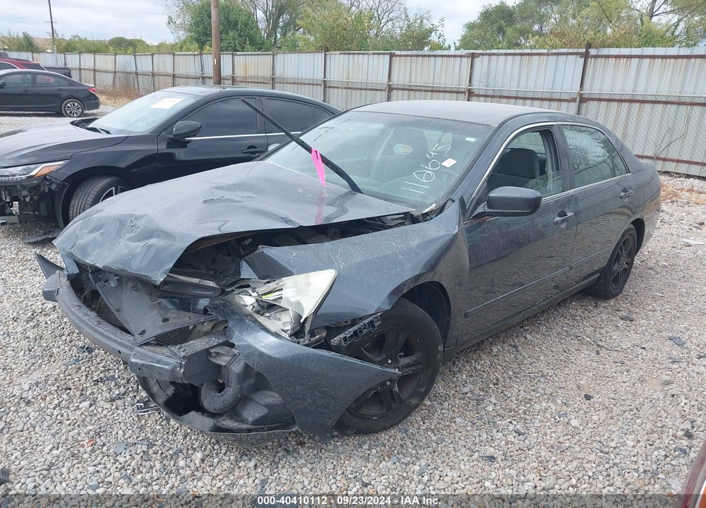 2006 HONDA ACCORD 2.4 SE VIN: 1HGCM56306A110695