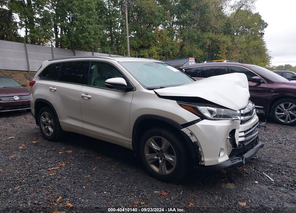 2019 TOYOTA HIGHLANDER LIMITED VIN: 5TDDZRFH0KS733397
