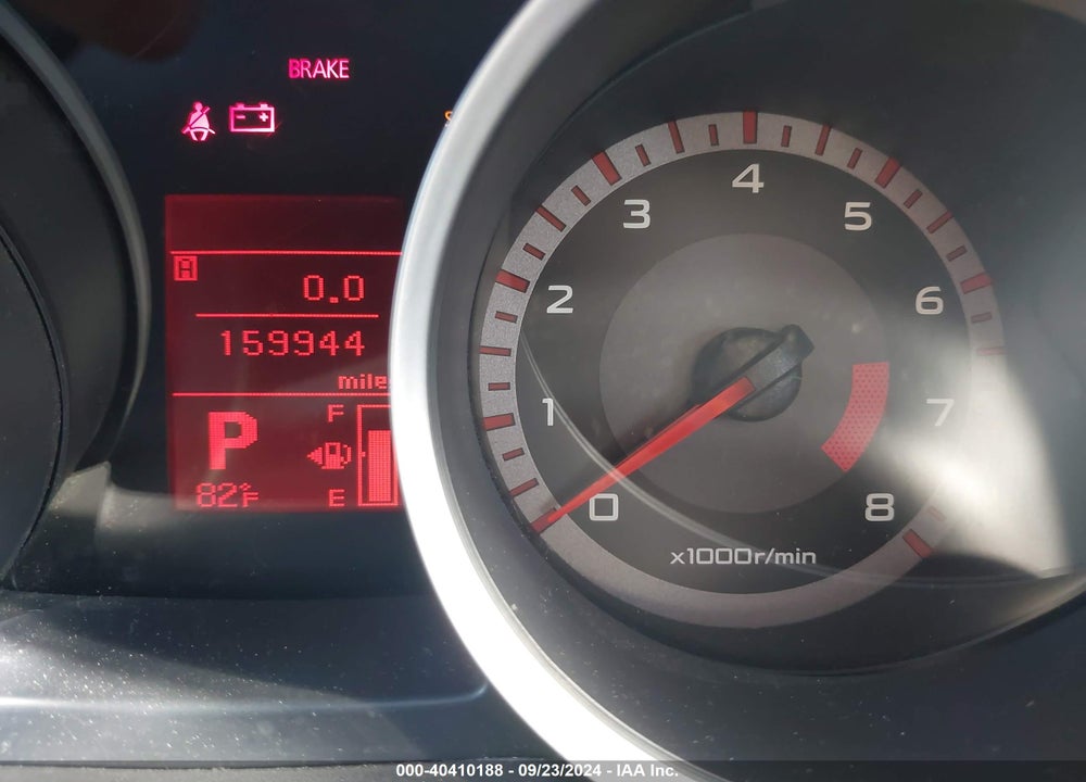 2008 MITSUBISHI LANCER DE/ES VIN: JA3AU26UX8U030222