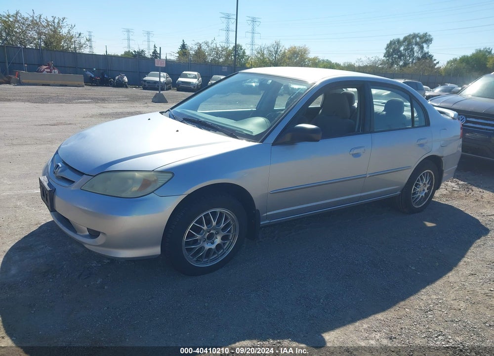 2005 HONDA CIVIC LX VIN: 2HGES16525H624136