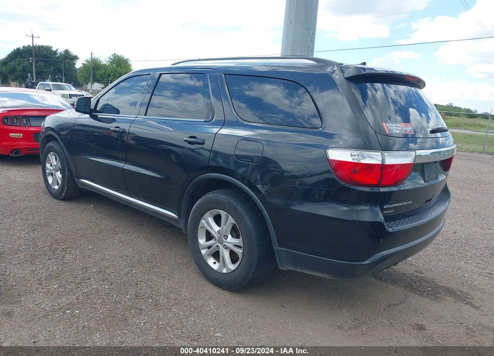 2013 DODGE DURANGO SXT VIN: 1C4RDJAG1DC629056