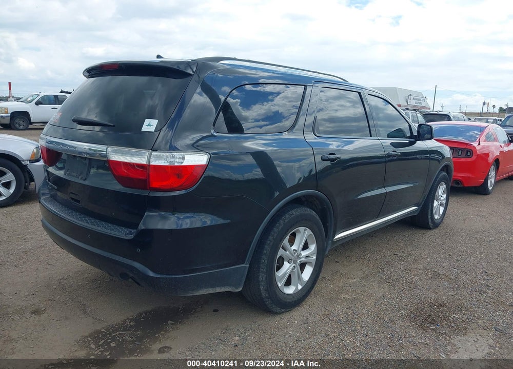 2013 DODGE DURANGO SXT VIN: 1C4RDJAG1DC629056