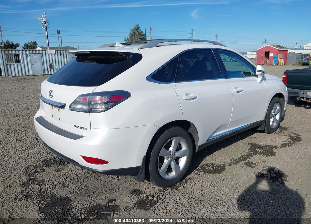 2012 LEXUS RX 350 VIN: 2T2BK1BA2CC127725