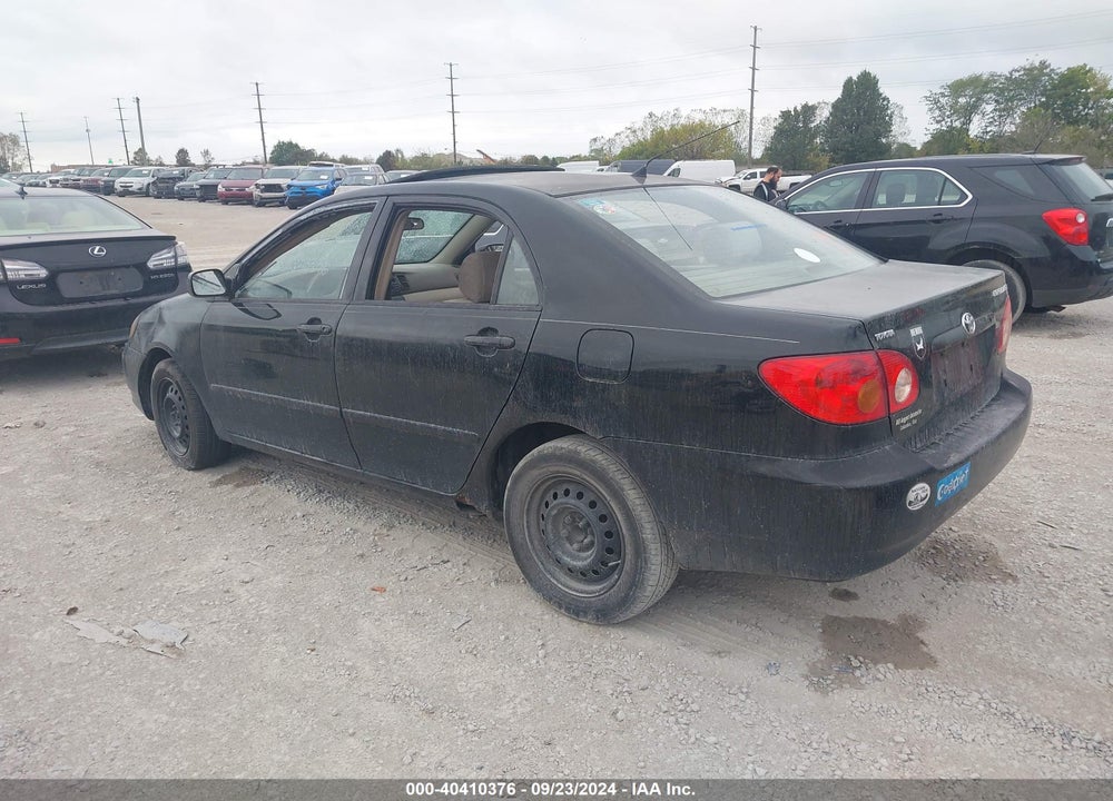 2003 TOYOTA COROLLA LE VIN: 2T1BR38EX3C137683