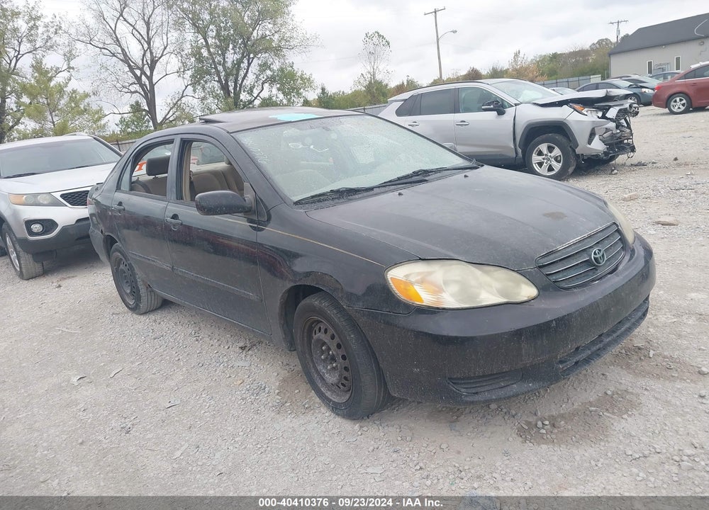 2003 TOYOTA COROLLA LE VIN: 2T1BR38EX3C137683