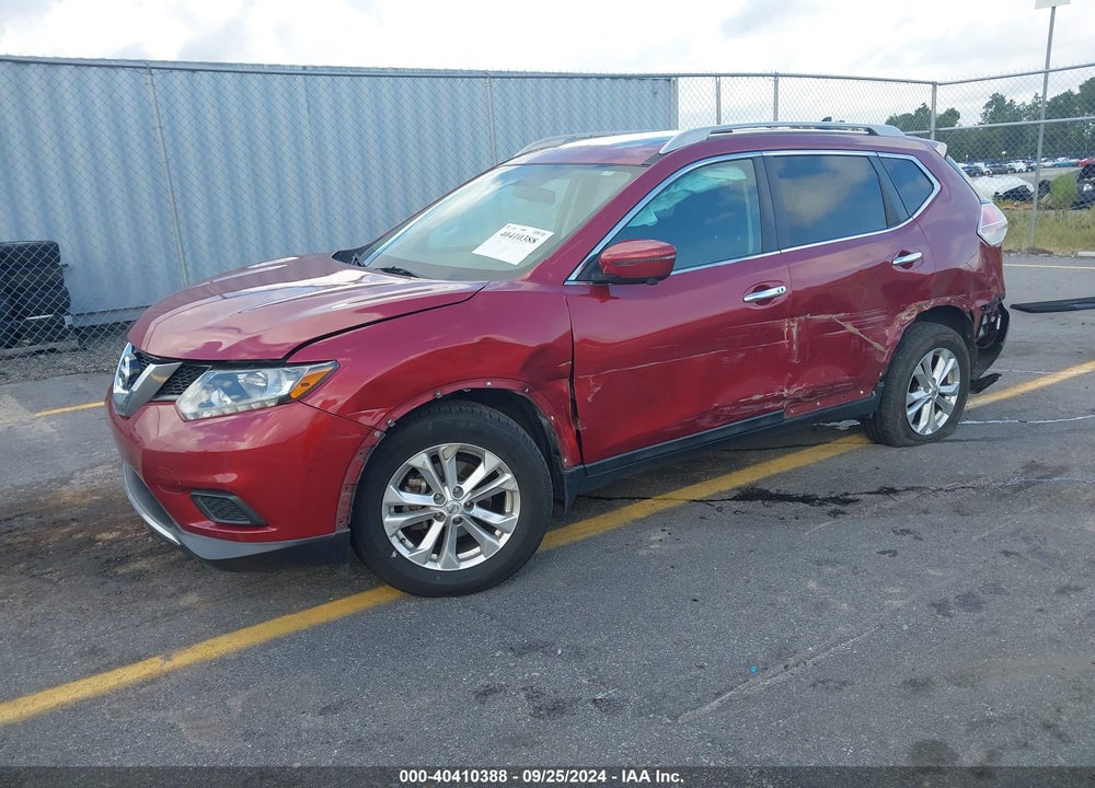 2016 NISSAN ROGUE SV VIN: 5N1AT2MT2GC888816