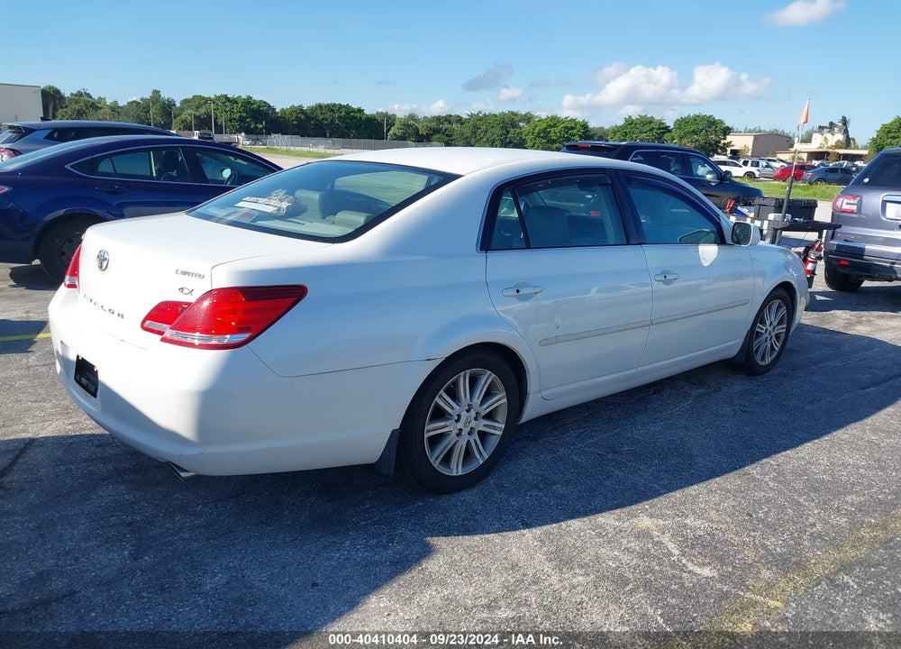 2007 TOYOTA AVALON LIMITED VIN: 4T1BK36B37U222883