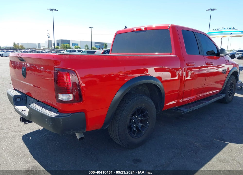 2022 RAM 1500 CLASSIC WARLOCK QUAD CAB 4X2 6'4 BOX VIN: 1C6RR6GG6NS148157