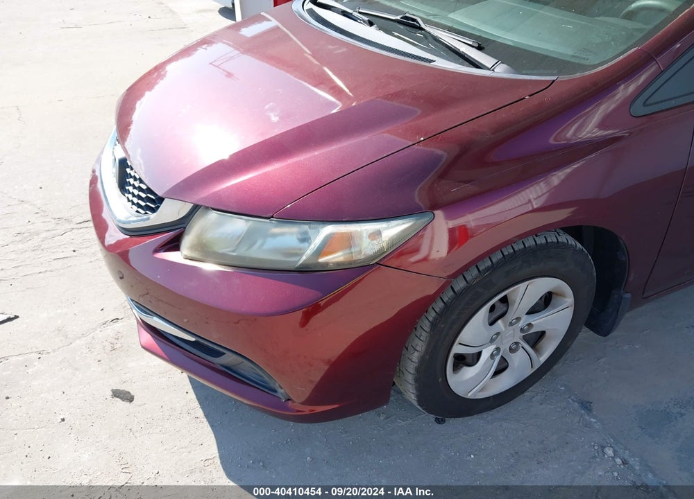 2014 HONDA CIVIC LX VIN: 19XFB2F57EE040951
