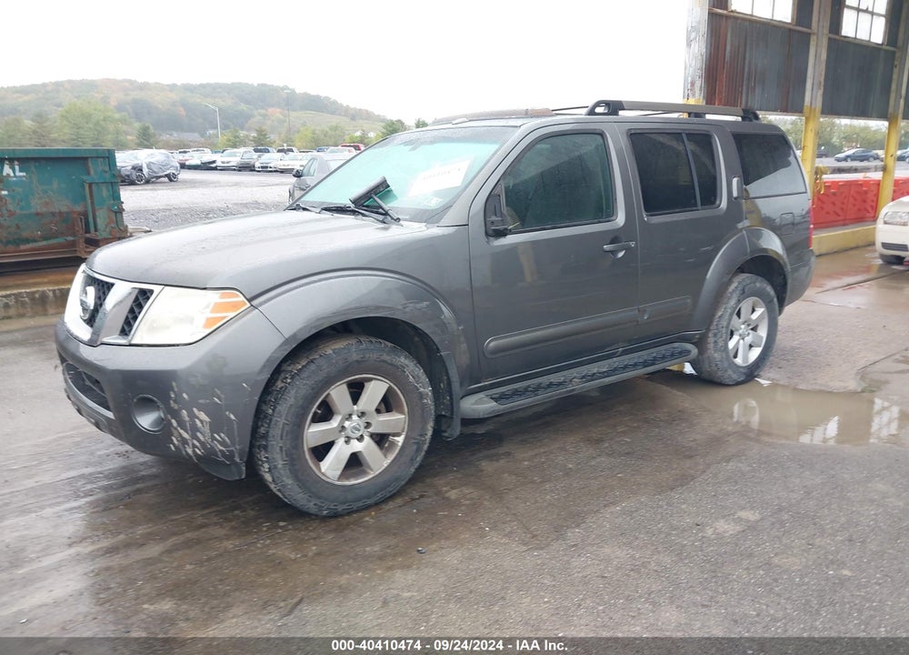 2008 NISSAN PATHFINDER SE VIN: 5N1AR18B38C619106