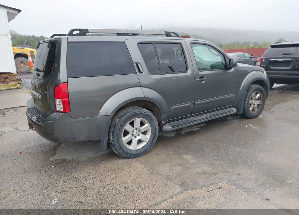 2008 NISSAN PATHFINDER SE VIN: 5N1AR18B38C619106