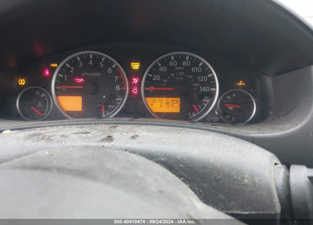 2008 NISSAN PATHFINDER SE VIN: 5N1AR18B38C619106