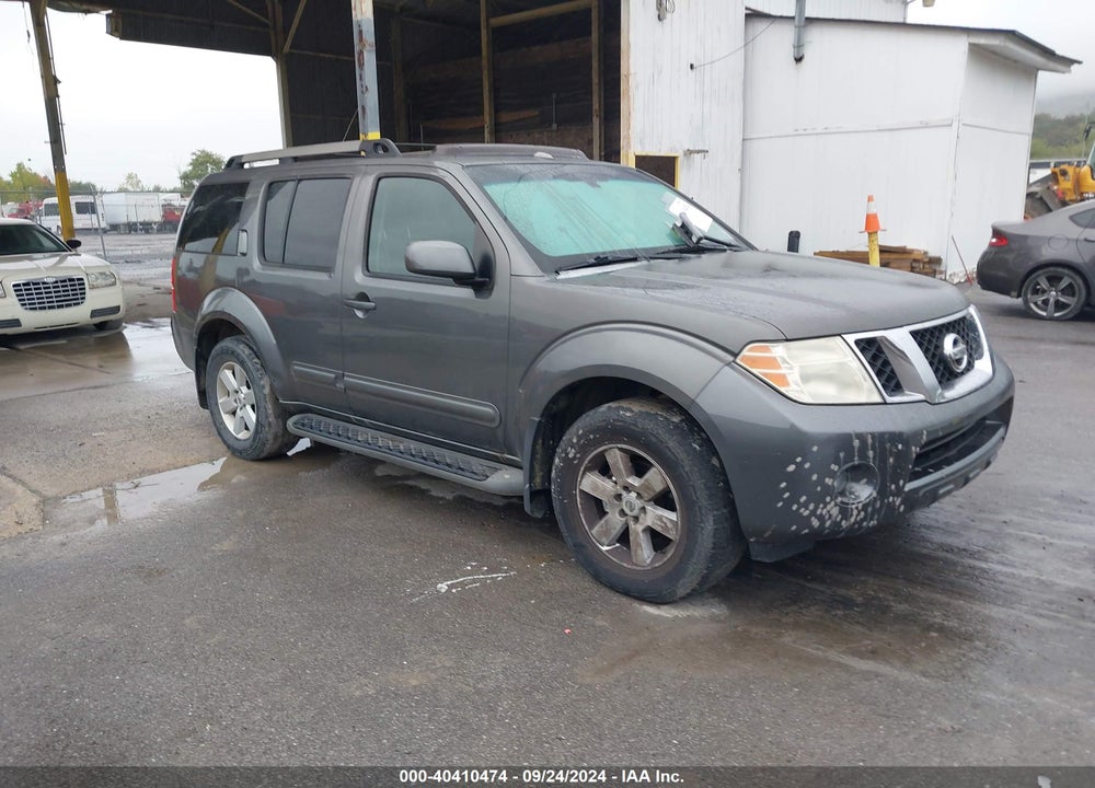 2008 NISSAN PATHFINDER SE VIN: 5N1AR18B38C619106