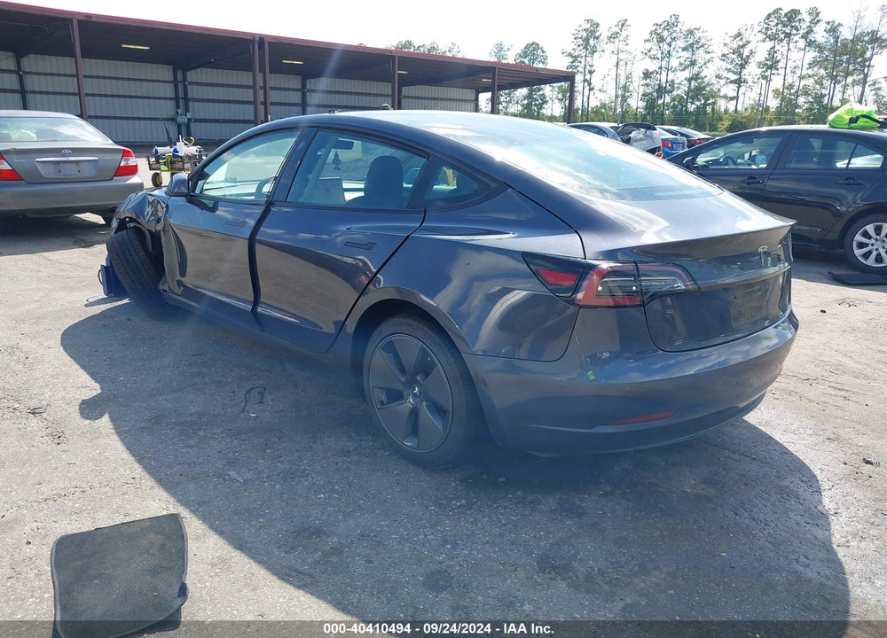2021 TESLA MODEL 3 STANDARD RANGE PLUS REAR-WHEEL DRIVE VIN: 5YJ3E1EA0MF977331