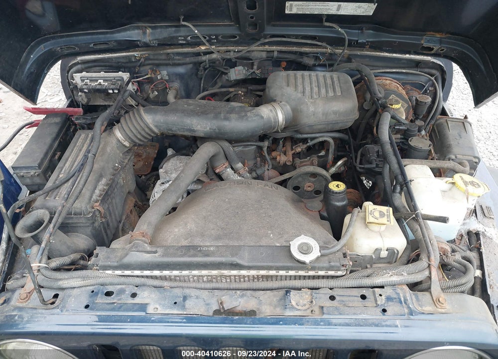 2000 JEEP WRANGLER SE VIN: 1J4FA29P6YP789027