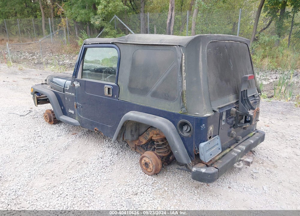2000 JEEP WRANGLER SE VIN: 1J4FA29P6YP789027