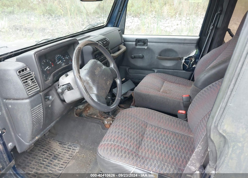 2000 JEEP WRANGLER SE VIN: 1J4FA29P6YP789027