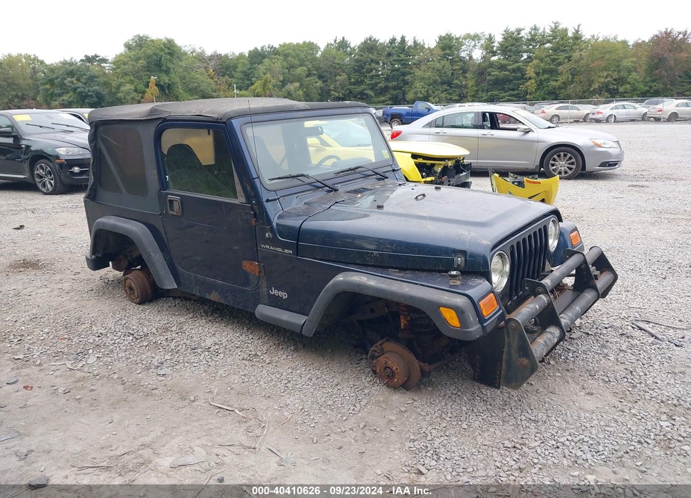 2000 JEEP WRANGLER SE VIN: 1J4FA29P6YP789027