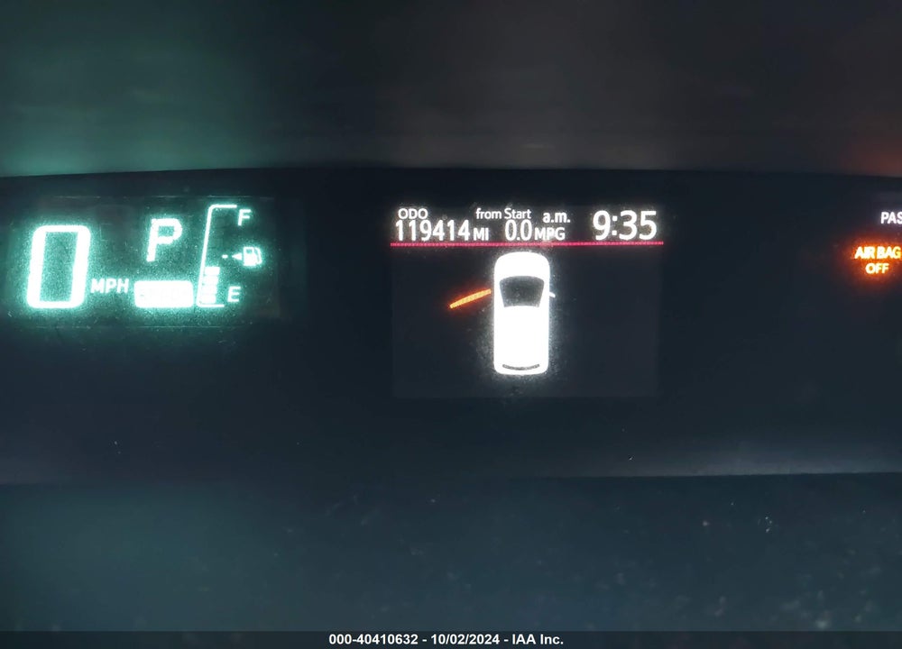 2013 TOYOTA PRIUS C TWO VIN: JTDKDTB32D1050100