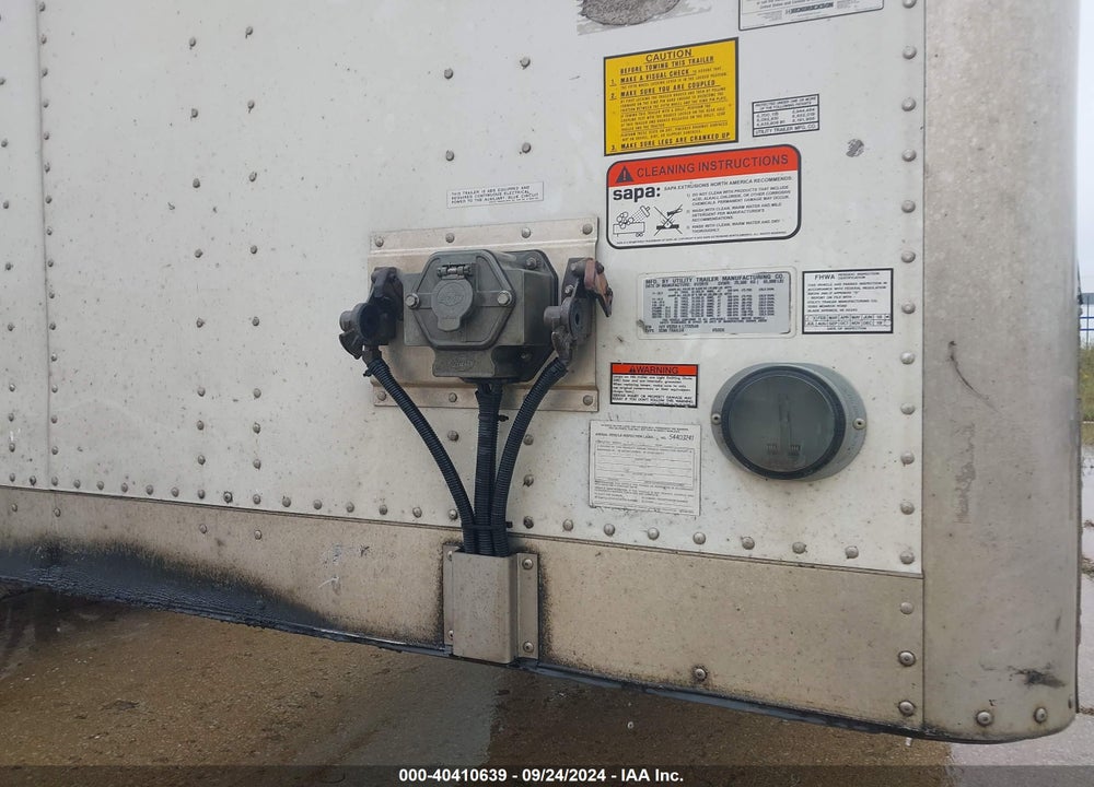 2020 UTILITY TRAILER MFG 53' SEMI TRAILER VIN: 1UYVS2535L7732510